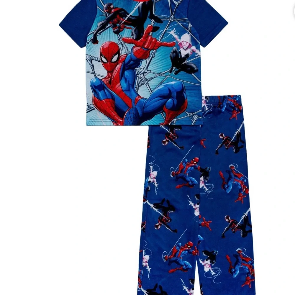 Marvel Spider-Man Kids Pajama Set - Blue and Red